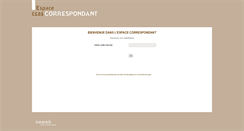 Desktop Screenshot of correspondant.cgos.org