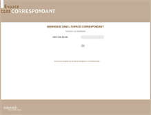 Tablet Screenshot of correspondant.cgos.org